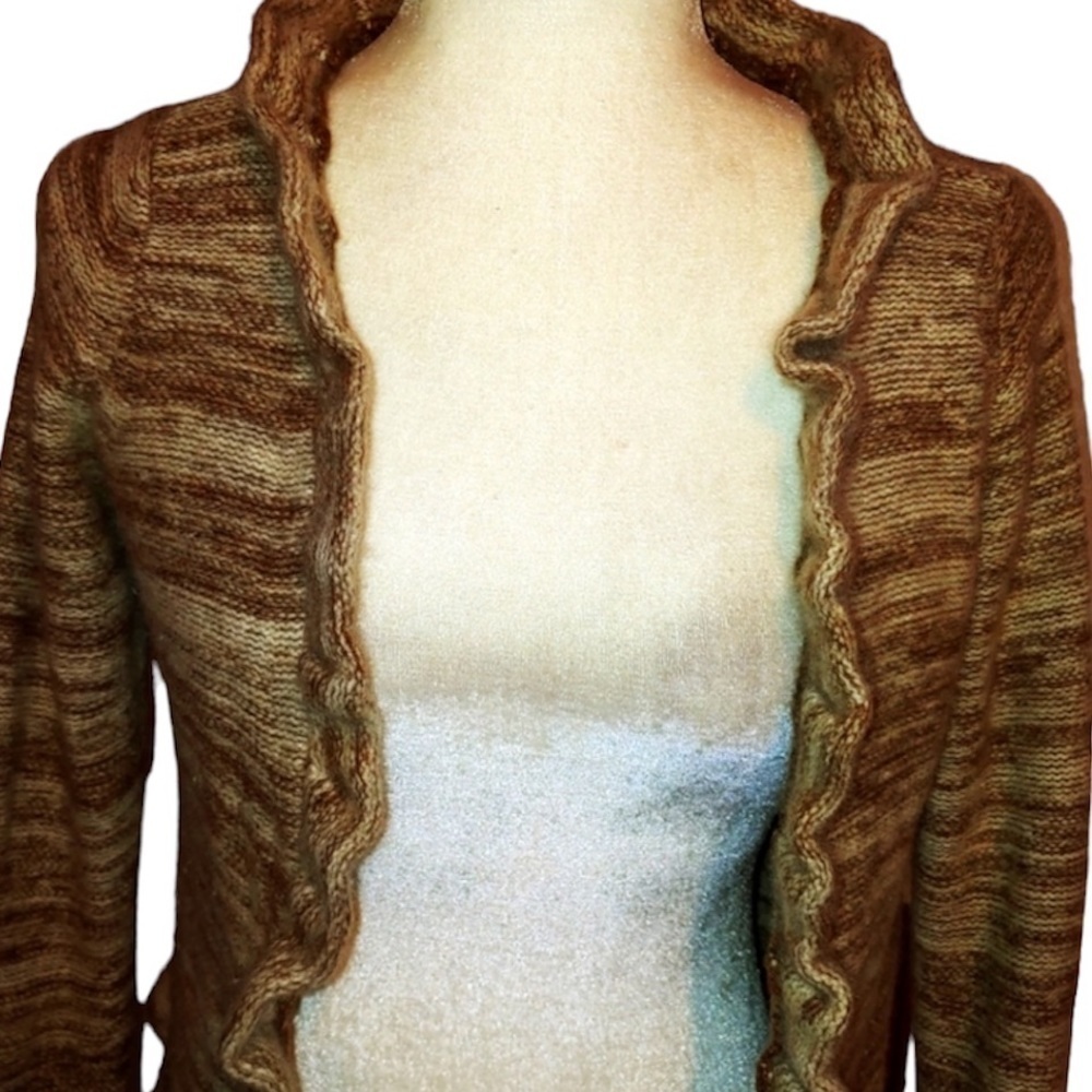 Vintage Tasha London Cashmere Open Cardigan Sweater M